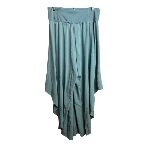 Halara Breezeful High Waisted Palazzo Flowy Wide Leg Pants in Mineral Blue M NWT - Picture 4 of 8